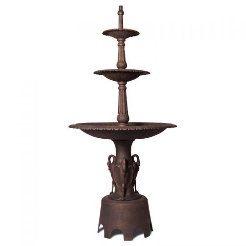Heron Harmony Cast Iron Fountain (Available In 2 Colors)