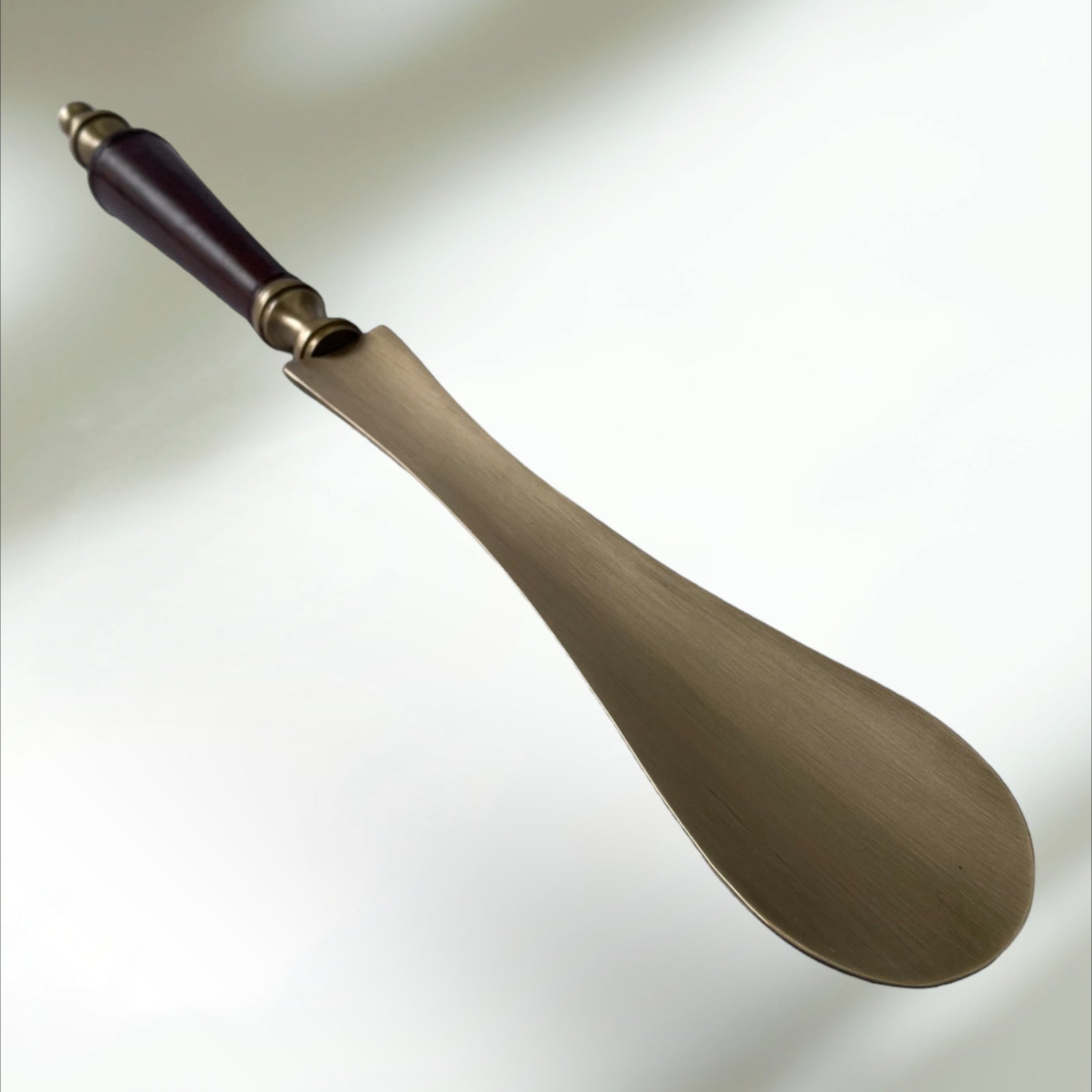 Leather Handle Pocket Size Shoe Horn (Available in 2 Colors)
