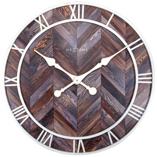 NeXtime Roman Wooden Wall Clock (Available in 2 Colors)