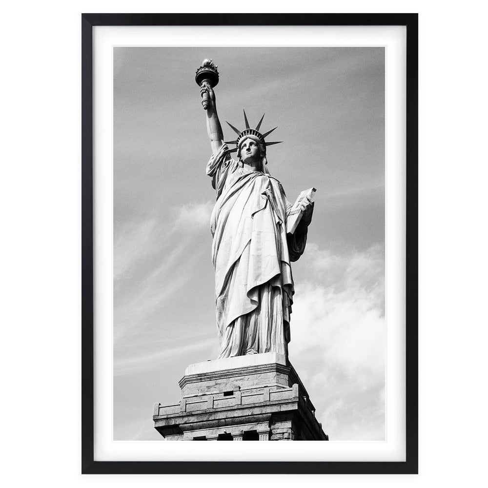 Statue Of Liberty 105cm x 81cm Framed A1 Art Print