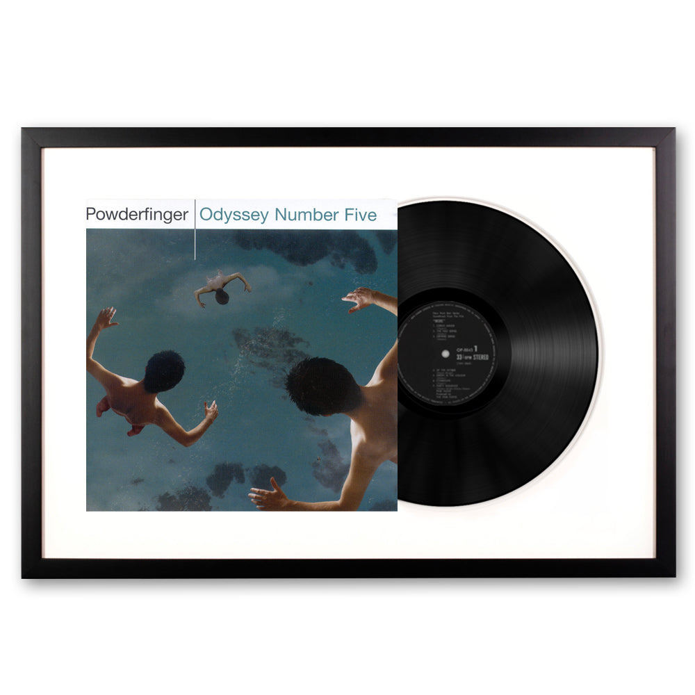 Powderfinger Odyssey Number Five - Framed Vinyl Album Art
