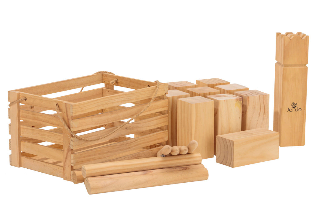 Outdoor Wooden Kubb Lawn Game