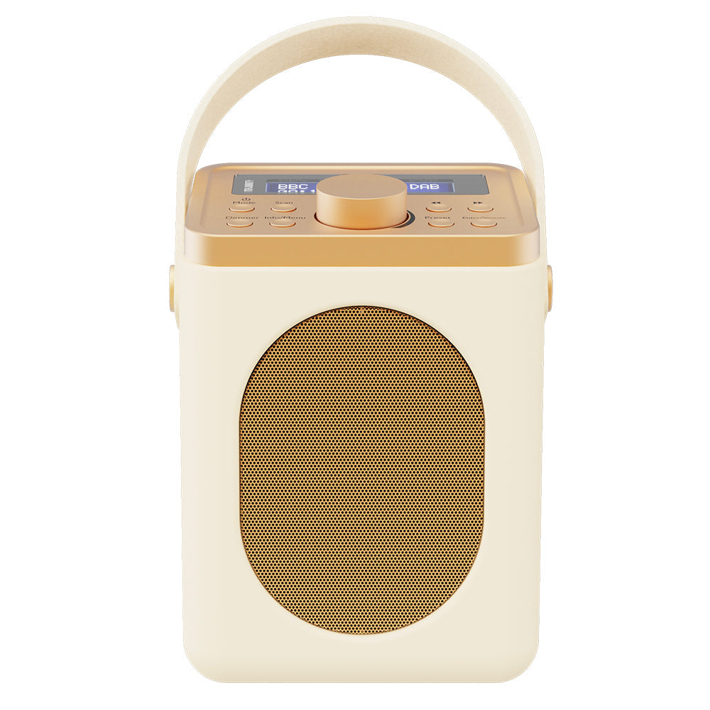 Majority Little Shelford Bluetooth & DAB Radio with Alarm Clock - Cream