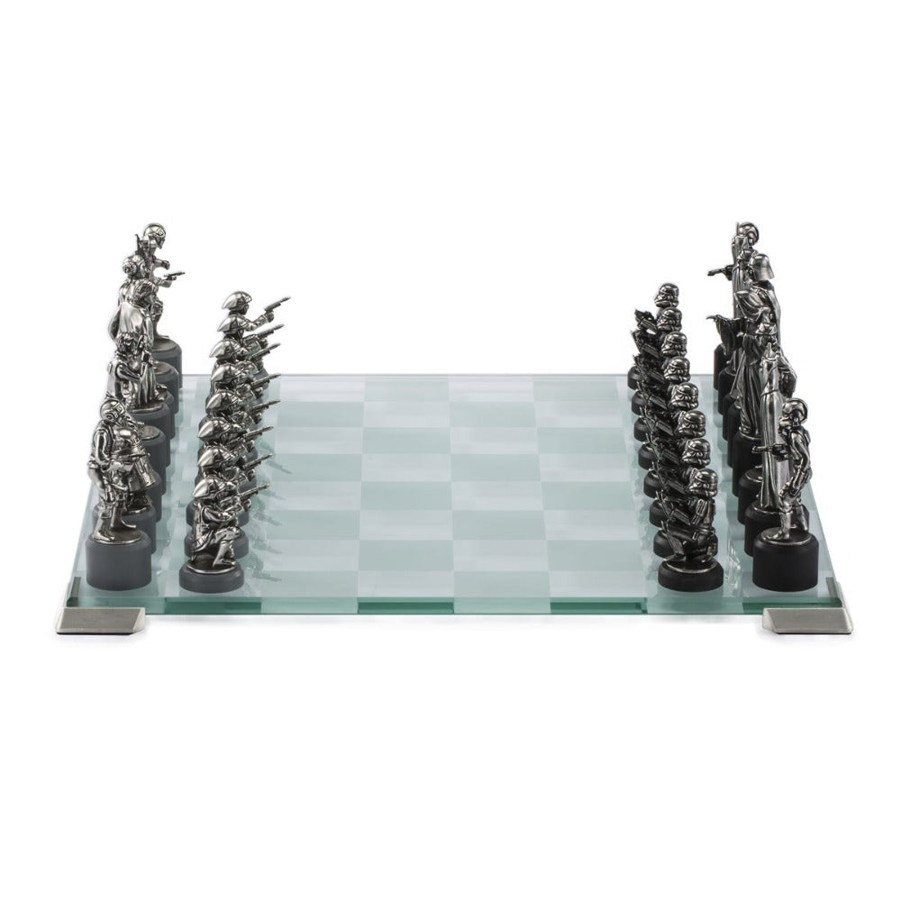 Royal Selangor Star Wars Classic Pewter Pieces Chess Set